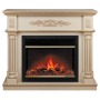 Электрокамин Silvia 26 WT-619G с очагом Moonblaze Deluxe Brass