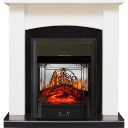 Каминокомплект Baltimore - Слоновая кость, черный с очагом Majestic FX M Black