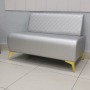 Мини диван серый эко кожа