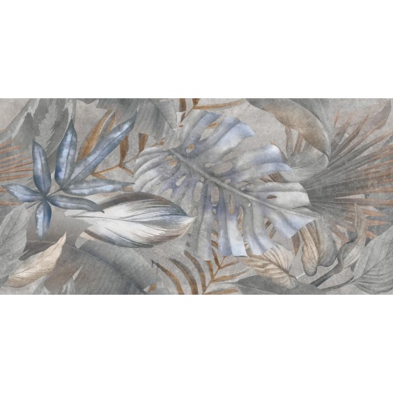 New Trend Bahamas Floristry Dark D120240G Керамогранит матовый граниль 1200*600 (2 шт в уп/41,76  м в пал) #14