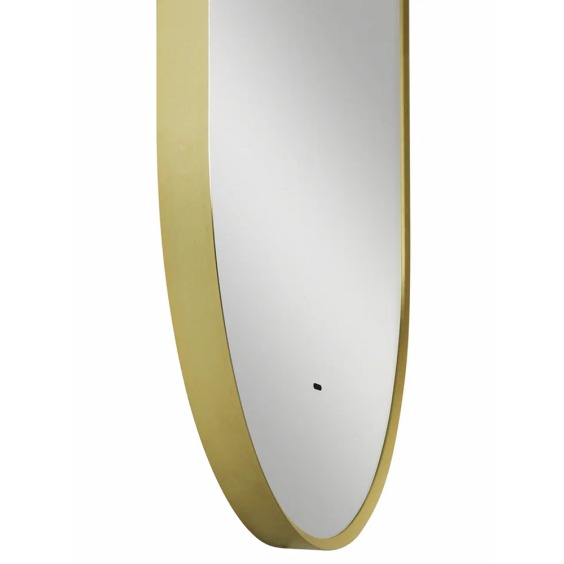 Зеркало для ванной Uperwood Next LED 50*100, бесконтактный сенсор, золотое #12