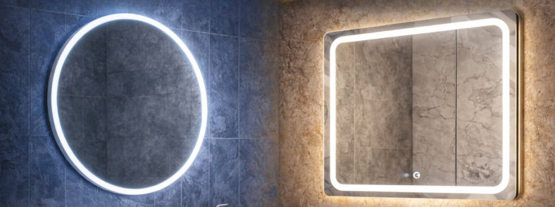 Как выбрать зеркало с подсветкой для ванной