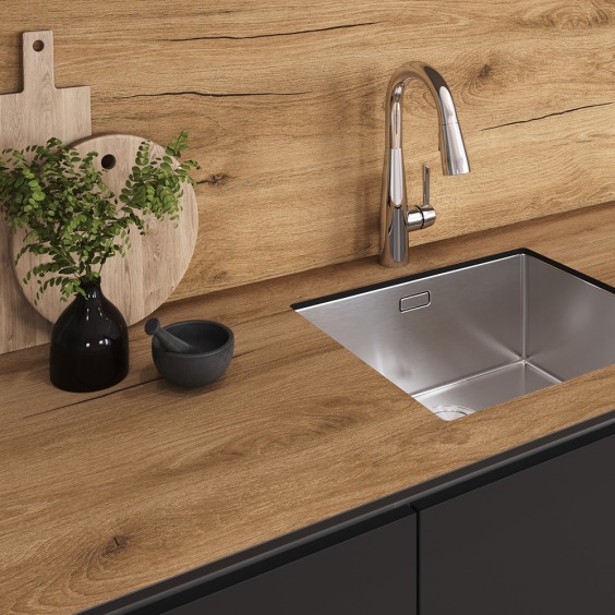 Фартук для кухни Компакт-плита HPL Sagora Дуб Хадсон 0775/Mw, 3000 x 600 x 4 мм #2 Фартук для кухни Компакт-плита HPL Sagora Дуб Хадсон 0775/Mw, 3000 x 600 x 4 мм #2