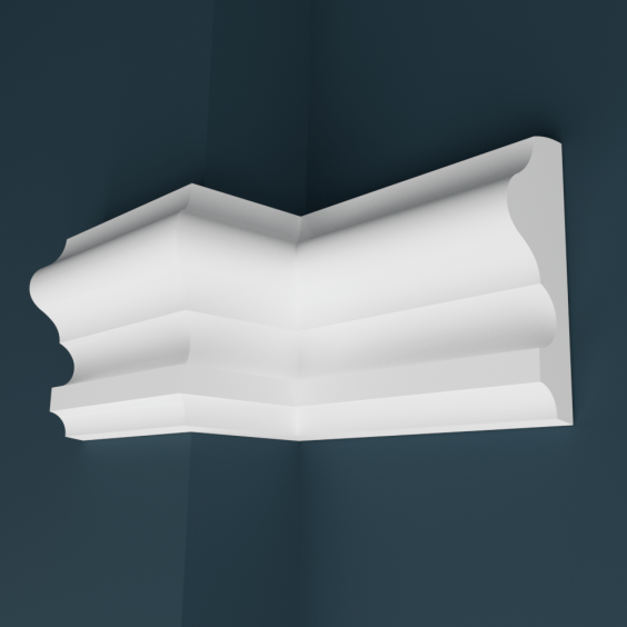 Молдинг гипсовый М11, 1000х80х27 #1