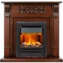 Каминокомплект Venice - Махагон коричневый антик с очагом Brookline Black