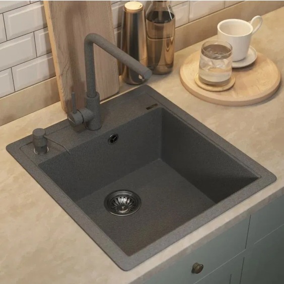 Дозатор для моющих средств Uperwood Quartz UPD-01-03-D, серый #3