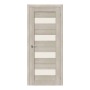 Межкомнатная дверь Эко Шпон Porta X Порта-23 Cappuccino Veralinga СТ-Magic Fog 200*60