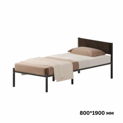 Комплект кровать Лофт 80х190 черный vel RS-32 80