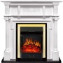 Каминокомплект Oxford - Белый с очагом Majestic FX Brass