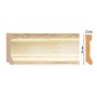 Плинтус напольный Decomaster Goldline 166-281 (90х19х2400мм)
