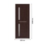 Дверь межкомнатная DK-Doors D-5 Венге/Матовое стекло, 2000х600, Полотно
