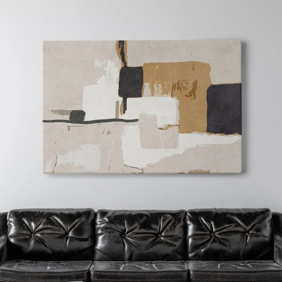 Интерьерная картина "Классическая абстракция" на холсте, большая, размер 30х45 см #2