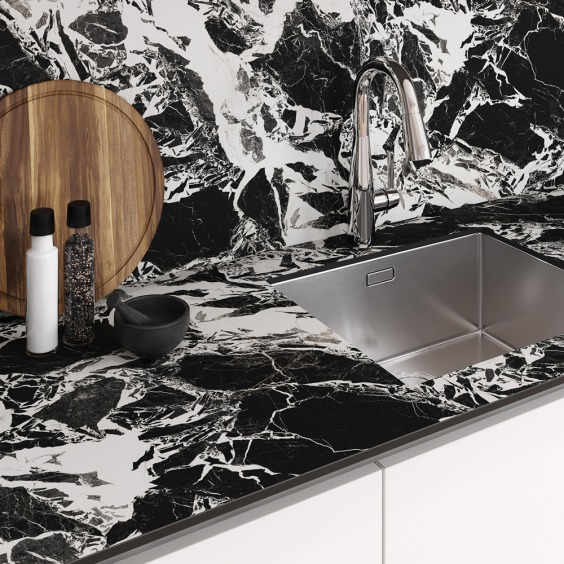 Кухонный фартук Компакт-плита HPL Sagora Маджестик 4813/S, 3000 x 600 x 4 мм #2 Кухонный фартук Компакт-плита HPL Sagora Маджестик 4813/S, 3000 x 600 x 4 мм #2