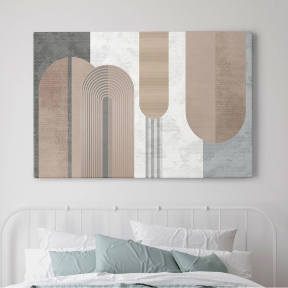 Интерьерная картина "Минимализм в интерьер" на холсте, большая, размер 30х45 см #1