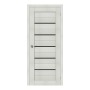 Межкомнатная дверь Эко Шпон Porta X Порта-22 Bianco Veralinga СТ-Black Star 200*90