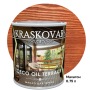 Масло для террас Kraskovar Deco Oil Terrace, Махагон, 0,75 л