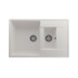 Мойка для кухни кварцевая Ulgran Quartz Prima 780-01, жасмин, 1,5 чаши