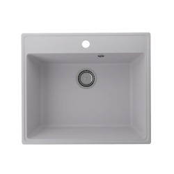 Мойка для кухни кварцевая Ulgran Quartz Forte 580-04, платина
