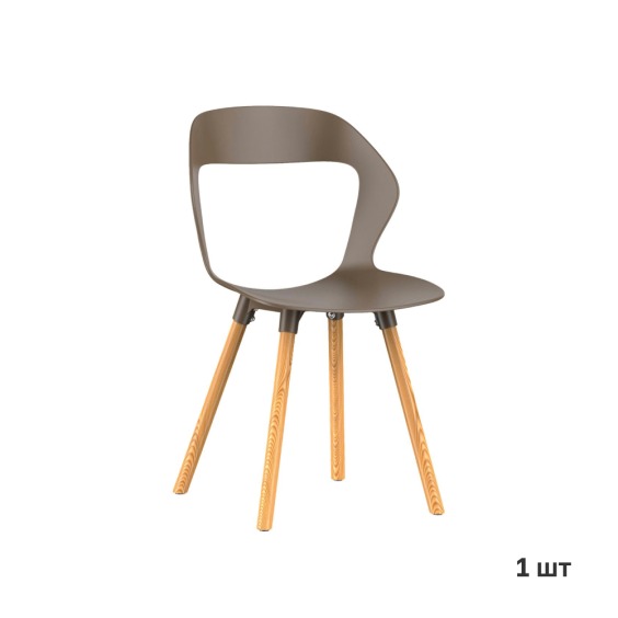 Стул Барк Капучино, пластик / Массив березы 1 шт. #1