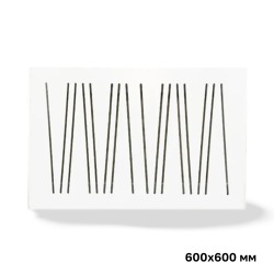 Экран для батареи отопления «Абстракция» белый, 60х60 см