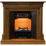 Каминокомплект Chelsea - Орех с очагом Cassette 400 LNH-INT (с дровами)