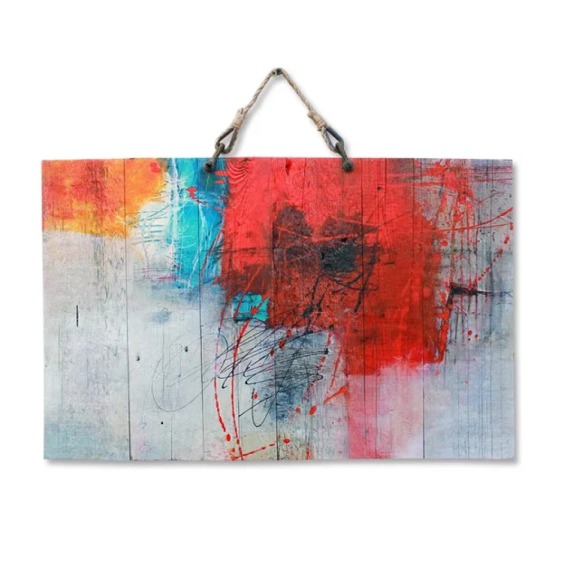 Картина "Red Splash" 60х40 см #1