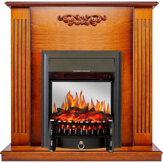 Каминокомплект Lumsden - Дуб антик с очагом Fobos FX M Black #1