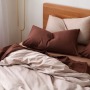 Двуспальный комплект постельного белья Lavande, Шоколад