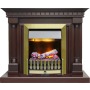 Каминокомплект Dallas - Темный дуб с очагом Danville Antique Brass FB2