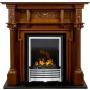 Каминокомплект Oxford - Орех с очагом Flagstaff