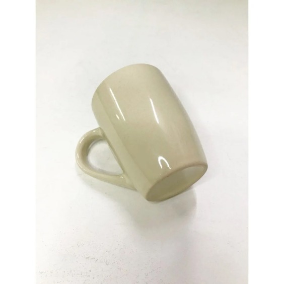 Кружка для чая керамическая глянцевая Office 330мл, Слоновая кость (36шт) #4
