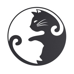 Картина Catting-yang  [ Инь-Ян кошка ], 37 см