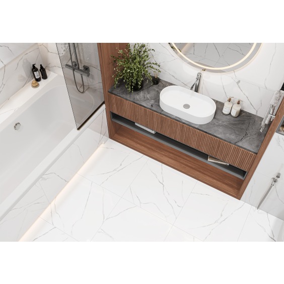 LCM 6060AMR00P Atlantic Marble Керамогранит полированный 600*600 (4 шт в уп/57,60 м в пал) #2
