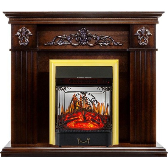 Каминокомплект Provence - Коньяк с очагом Majestic FX M Brass #1