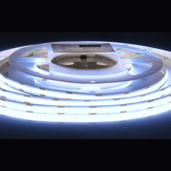 Лента светодиодная AQ Led-Line COB, 480 LED/м 12V 14W/м 8 мм IP20 Холодный белый (6300-6700 К), 5 м (15.0032) #2