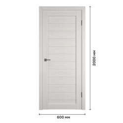 Дверное полотно Atum 6 Bianco, 600х2000 мм