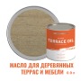 Масло для террас, деревянной мебели и детских площадок ProfiPaints Silver Terrace Oil 0.9 л, Дымчато-серый