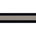 Кромка ABS Egger Трио чёрный-алюминий U8810 C2, 23 x 1,3 мм, 1 метр