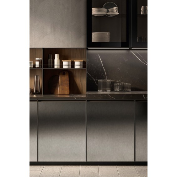 Пластик HPL Gentas Metal Сталь 6050 STD, 3050 x 1300 x 0.8 мм #2