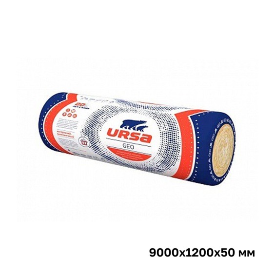 Утеплитель Ursa GEO 34 RN М-25 9000х1200х50  мм #1