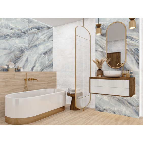 Delacora Estelle Blue D120228L Керамогранит лаппатированный 1200*600 (2 шт в уп/41,76  м в пал) #2