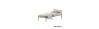 Комплект кровать Лофт 90х190 серый vel beige RS-1 90