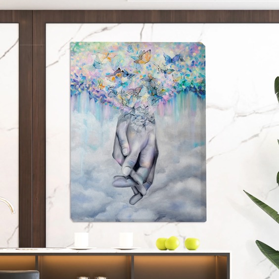 Картина на стену большая на холсте интерьерная "Романтика", 115х80 см #3