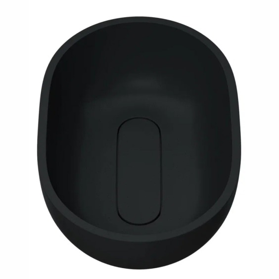 Раковина для ванной накладная Uperwood Arizona овальная, бетон, цвет черный #9