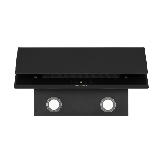 Krona steel Venera 600 black S вытяжка кухонная #5