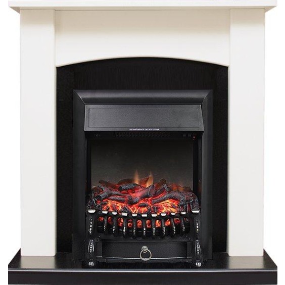 Каминокомплект Baltimore - Слоновая кость, черный с очагом Fobos FX Black #1