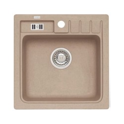Alveus Niagara 20 Granital Beige-G55 465x465x180 1x кухонная мойка