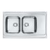 Alveus Classic Pro 80 SAT-90 1000X600 2X L/ I кухонная мойка
