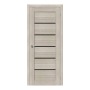 Межкомнатная дверь Эко Шпон Porta X Порта-22 Cappuccino Veralinga СТ-Black Star 200*90