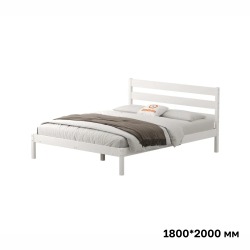 Кровать Мечта-7 180х200, обработка белый
